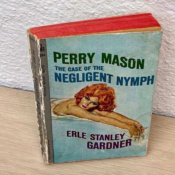 Perry Mason Case of the Negligent Nymph 1961 Pocket Book Edition Out of Print - Picture 16 of 16